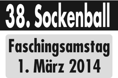 Plakat Sockenball 2014 ausschnitt